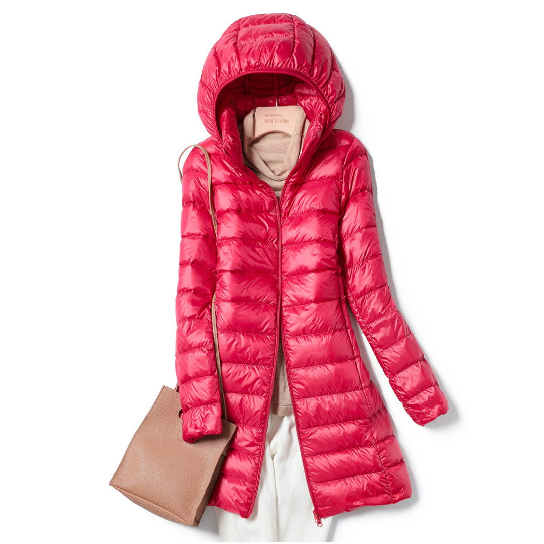 Drune | Leichtgewichtige Gesteppte Jacke mit Kapuze Polyester Bequem und Warm