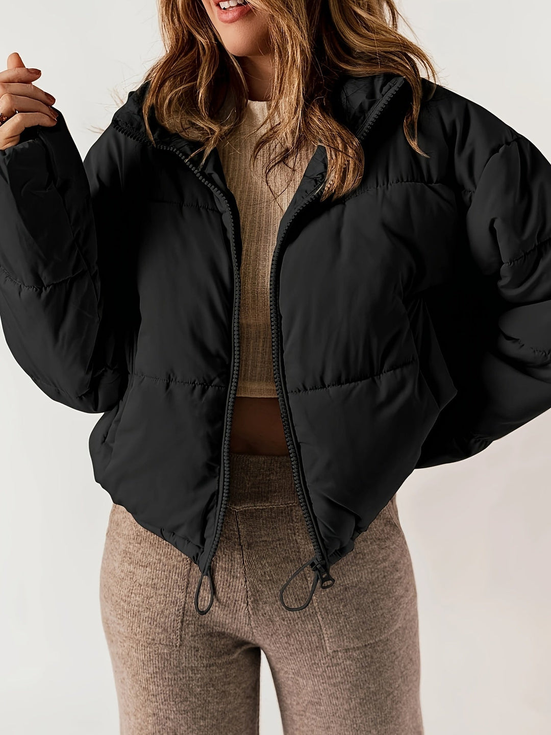 Drune | Damen-Steppjacke mit Reißverschluss - Lässige Alltagsjacke für Sie