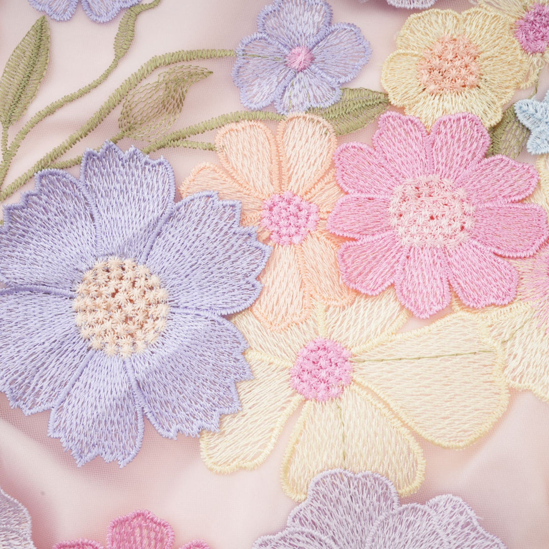 Drune | Petal Besticktes Top & Rock Passendes Set