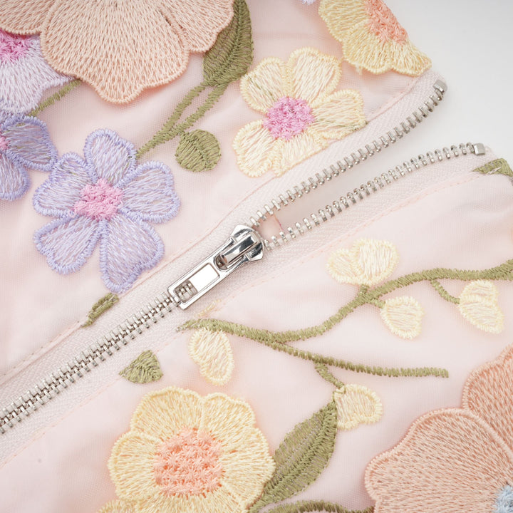 Drune | Petal Besticktes Top & Rock Passendes Set