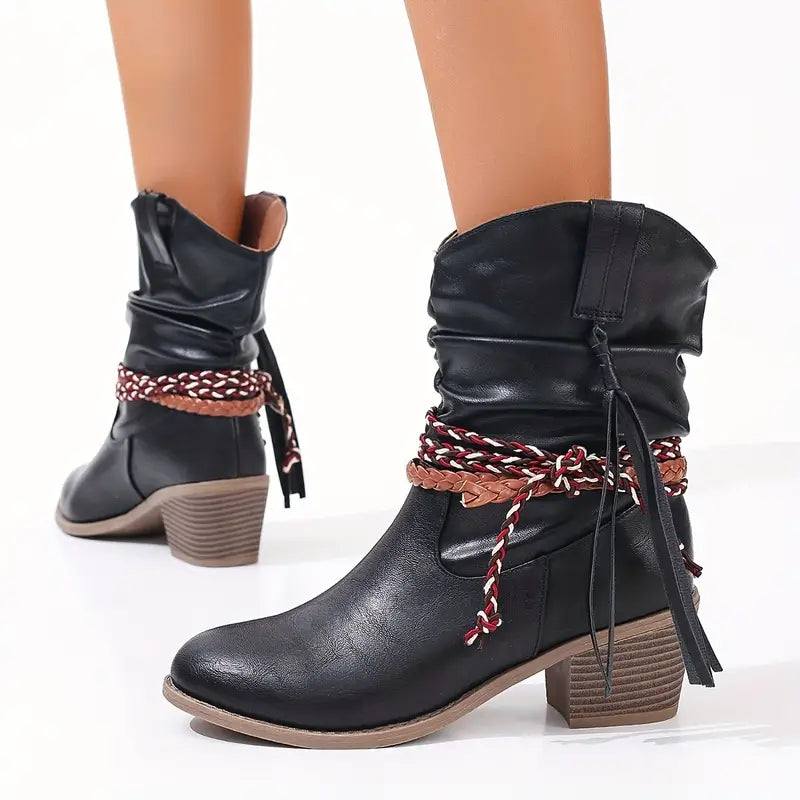 Drune | Western-Stiefel mit Cowboy-Optik