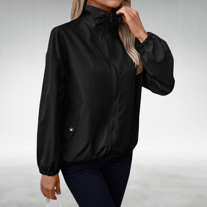 Drune | Herbstjacke mit Reißverschluss und Hohem Kragen, Leicht