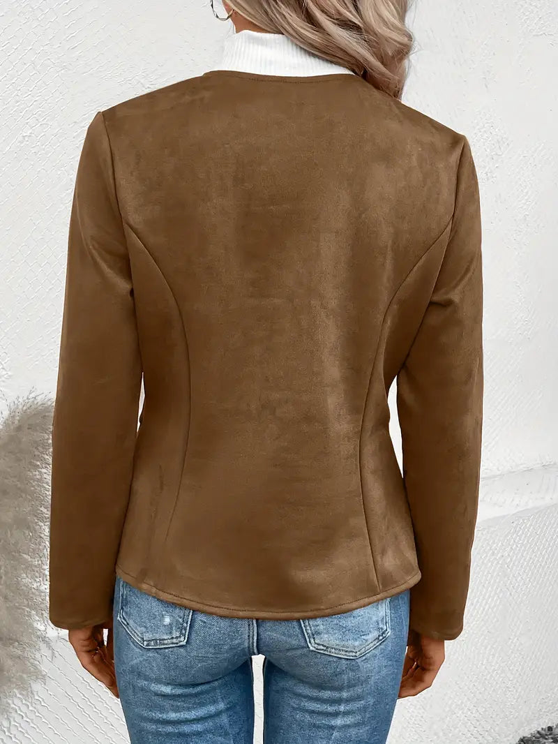 Drune | Herbstjacke mit Reißverschluss, Schlanker Schnitt