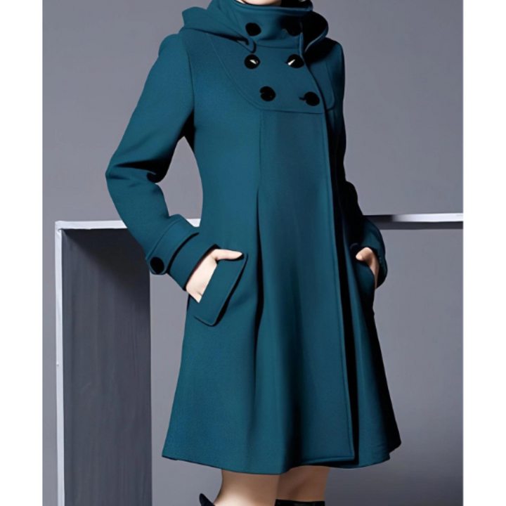 Drune | Kleidjacke mit Kapuze, A,Linien Schnitt