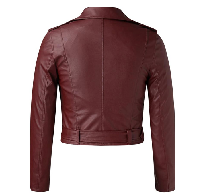 Drune | Kurze Herbstjacke Mit Gürtel und Reißverschluss