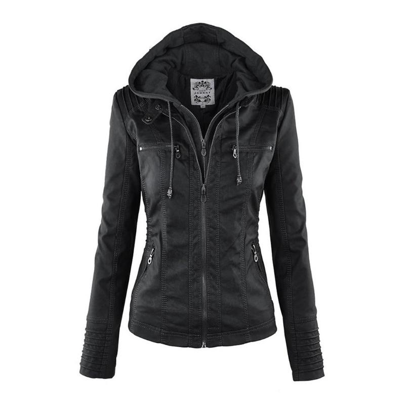 Drune | Kurze Herbstjacke mit Kapuze und Reißverschlüssen