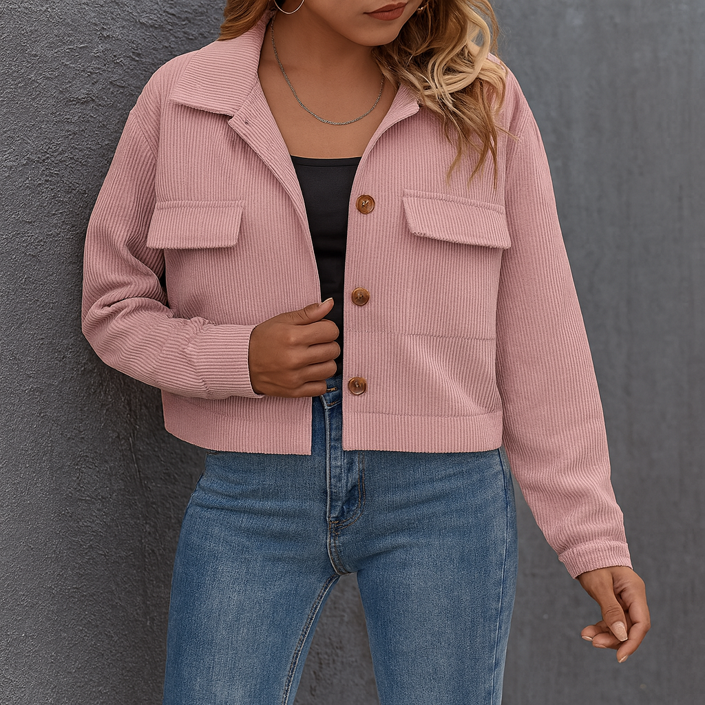 Drune | Übergangsjacke aus Samtoptik, Elegant