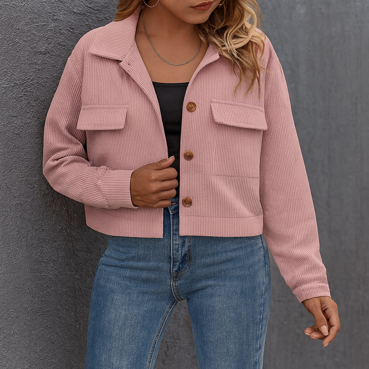 Drune | Übergangsjacke aus Samtoptik, Elegant