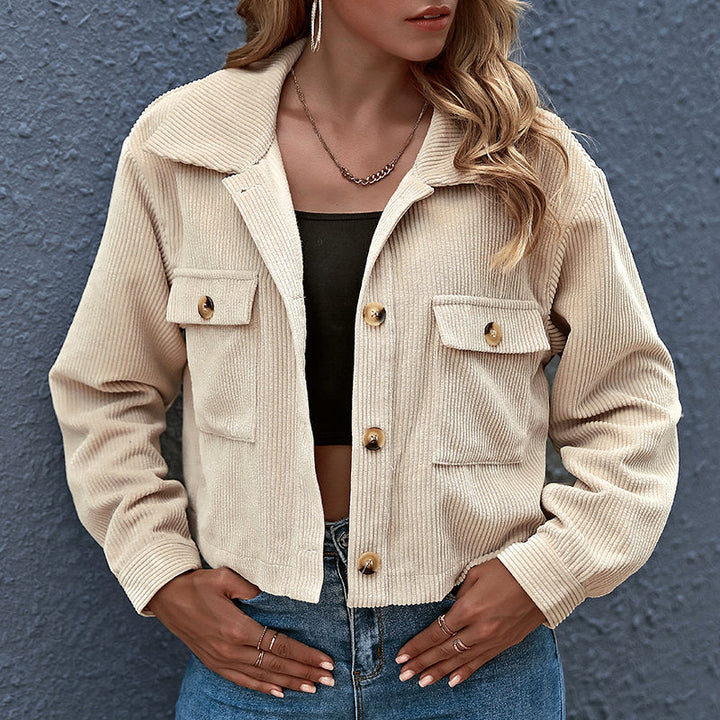 Drune | Übergangsjacke aus Samtoptik, Elegant