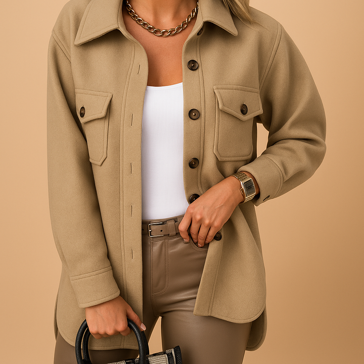 Drune | Übergangsjacke Mit Knöpfen und Taschen