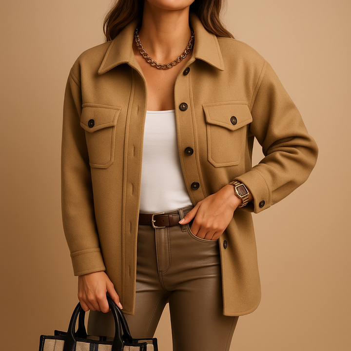 Drune | Übergangsjacke Mit Knöpfen und Taschen