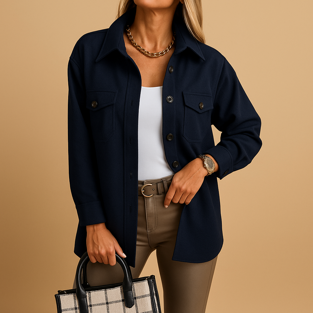 Drune | Übergangsjacke Mit Knöpfen und Taschen