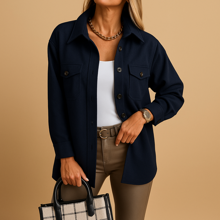 Drune | Übergangsjacke Mit Knöpfen und Taschen