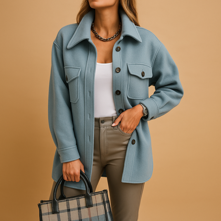 Drune | Übergangsjacke Mit Knöpfen und Taschen