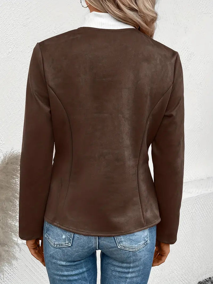 Drune | Übergangsjacke Slim Fit Mit Reißverschluss und Rundhalsausschnitt