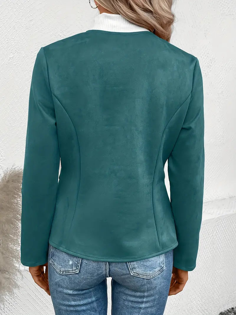 Drune | Übergangsjacke Slim Fit Mit Reißverschluss und Rundhalsausschnitt