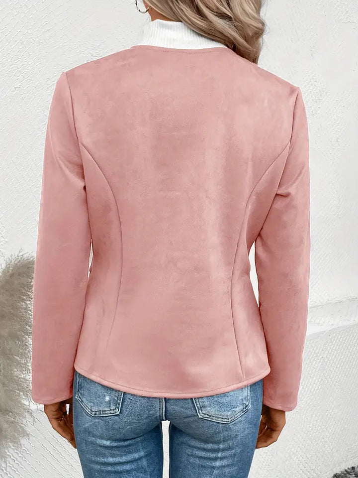 Drune | Übergangsjacke Slim Fit Mit Reißverschluss und Rundhalsausschnitt