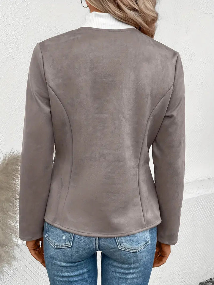 Drune | Übergangsjacke Slim Fit Mit Reißverschluss und Rundhalsausschnitt
