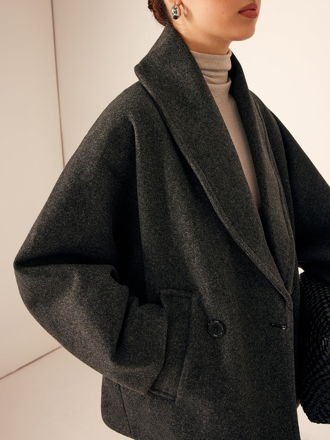 Drune | Übergröße Herbstjacke mit Schalkragen
