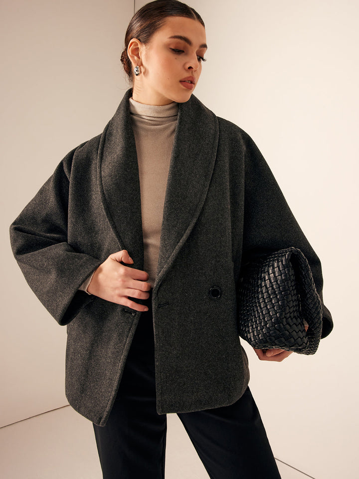 Drune | Übergröße Herbstjacke mit Schalkragen