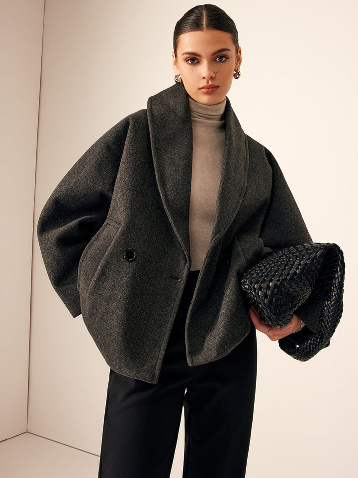 Drune | Übergröße Herbstjacke mit Schalkragen