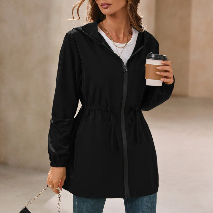 Drune | Regenjacke mit Kapuze und Schnürung