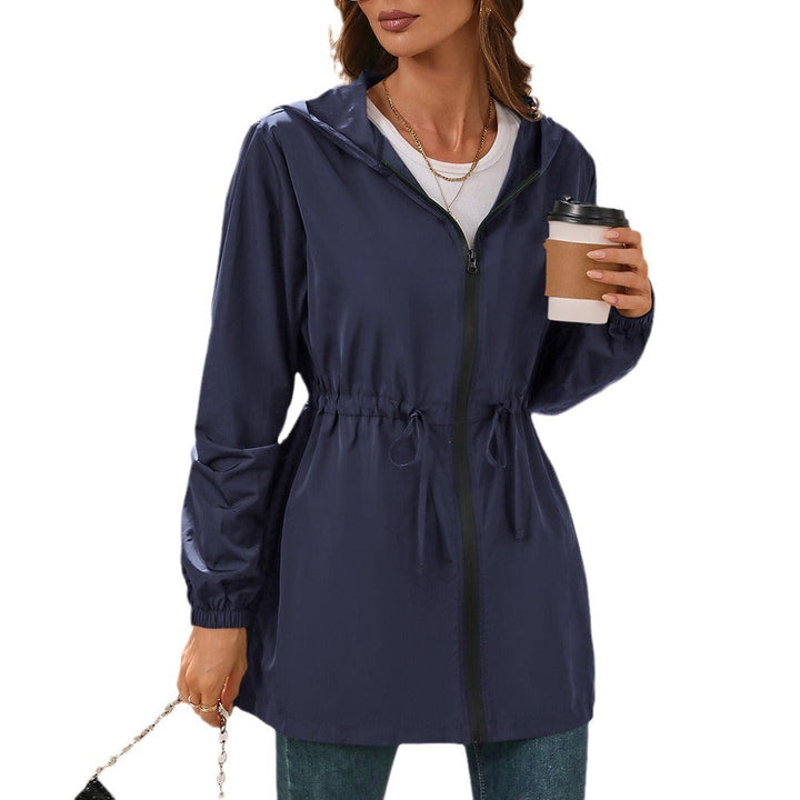 Drune | Regenjacke mit Kapuze und Schnürung