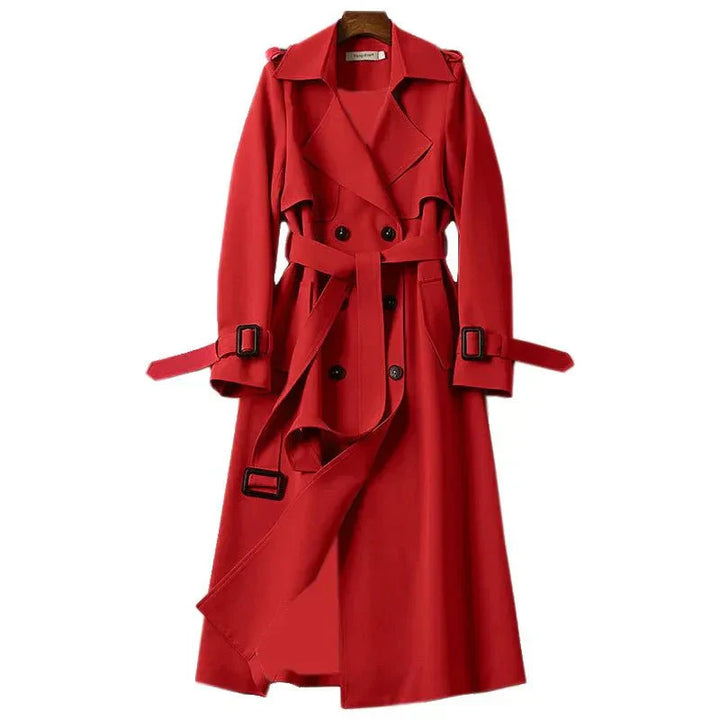 Drune | Trenchcoat mit Gürtel und Doppelknopf