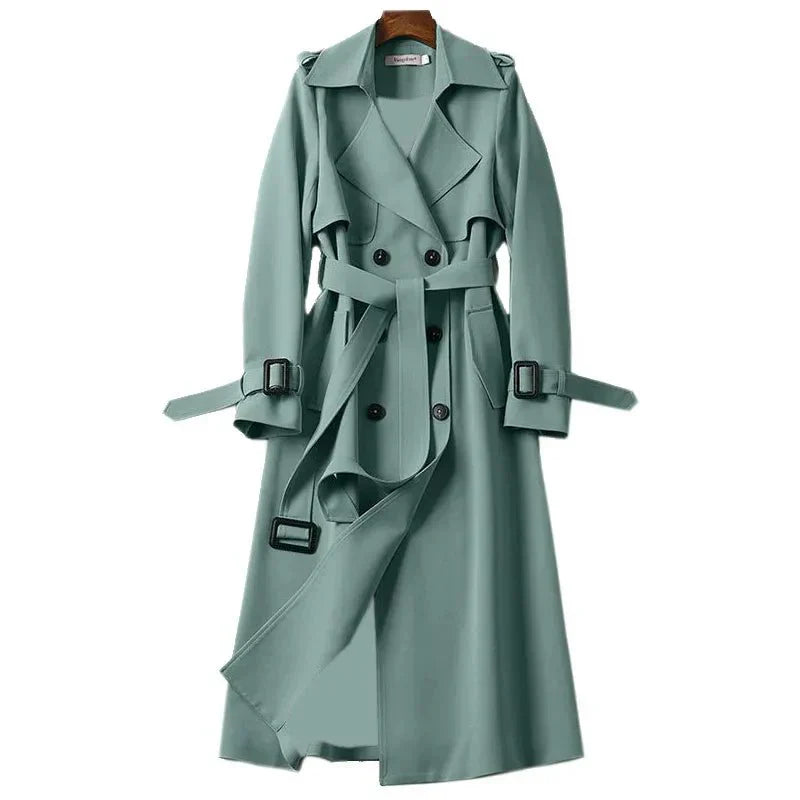 Drune | Trenchcoat mit Gürtel und Doppelknopf