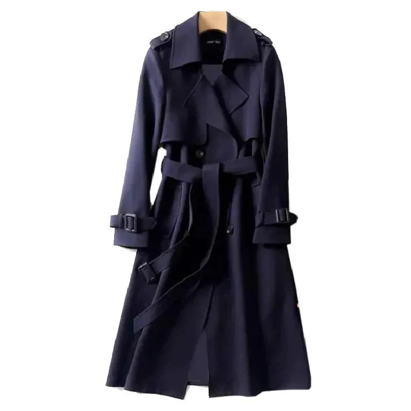 Drune | Trenchcoat mit Gürtel und Doppelknopf