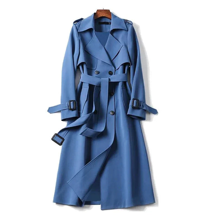 Drune | Trenchcoat mit Gürtel und Doppelknopf