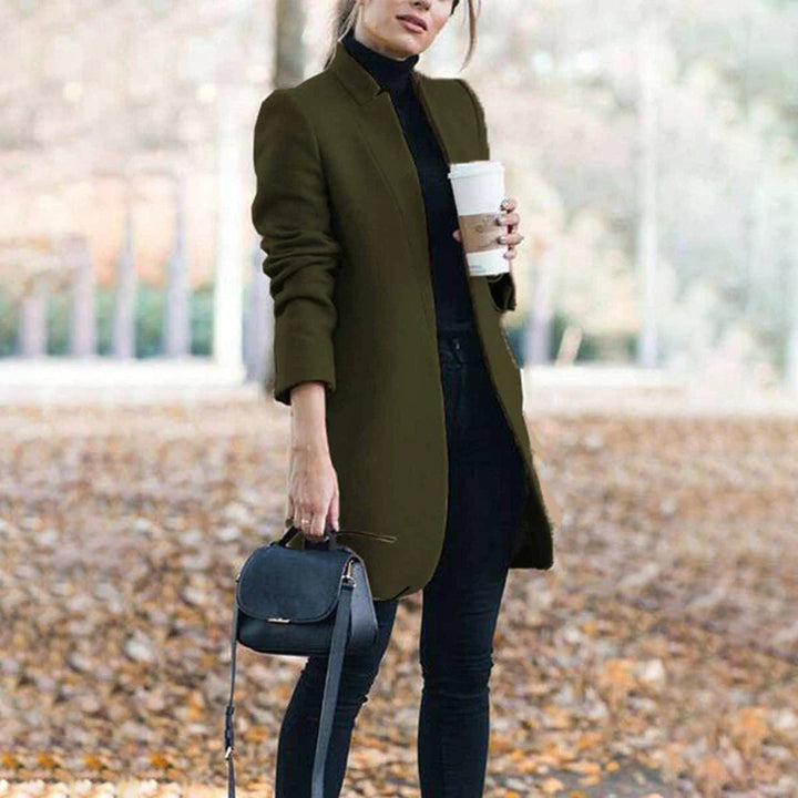 Drune | Trenchcoat mit Schlanker Passform und Offener Front