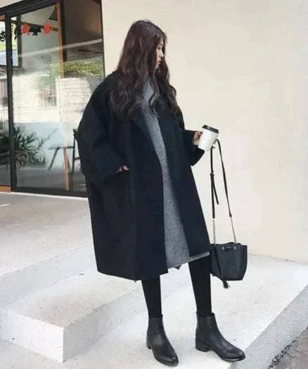 Drune | Trenchcoats Mit Übergröße Design, Lang