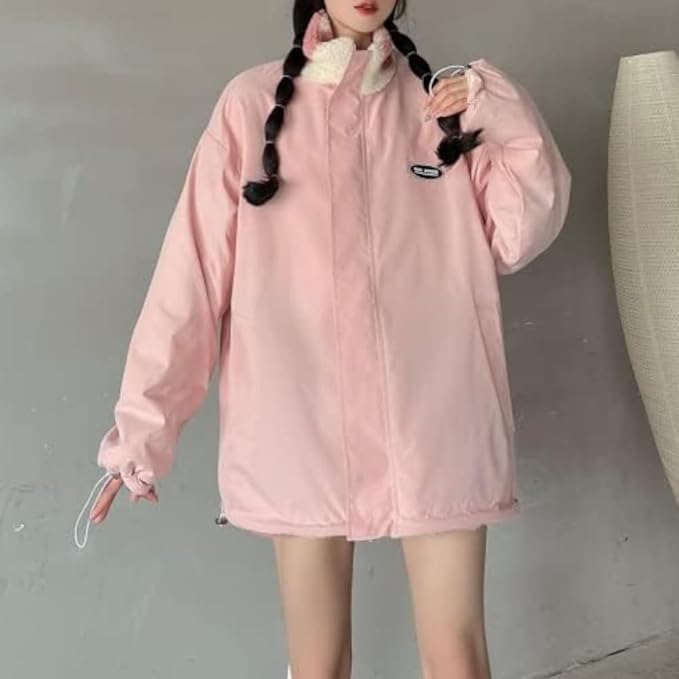 Drune | Winterjacke Fleece Futter, Herzprint