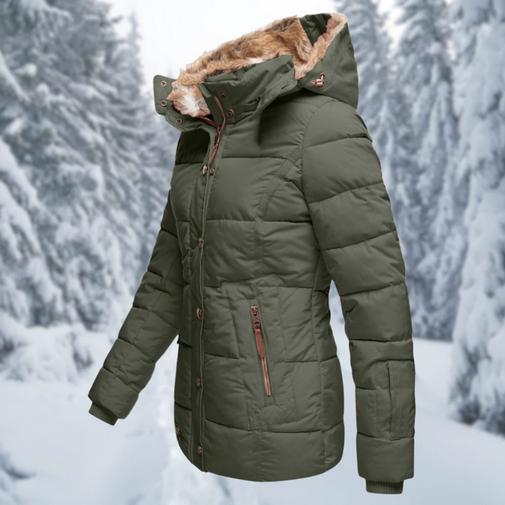 Drune | Winterjacke Kurz Gefüttert, Taillierte Passform