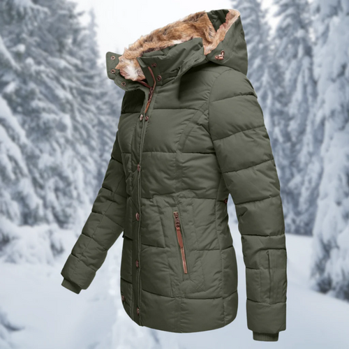 Drune | Winterjacke Kurz Gefüttert, Taillierte Passform