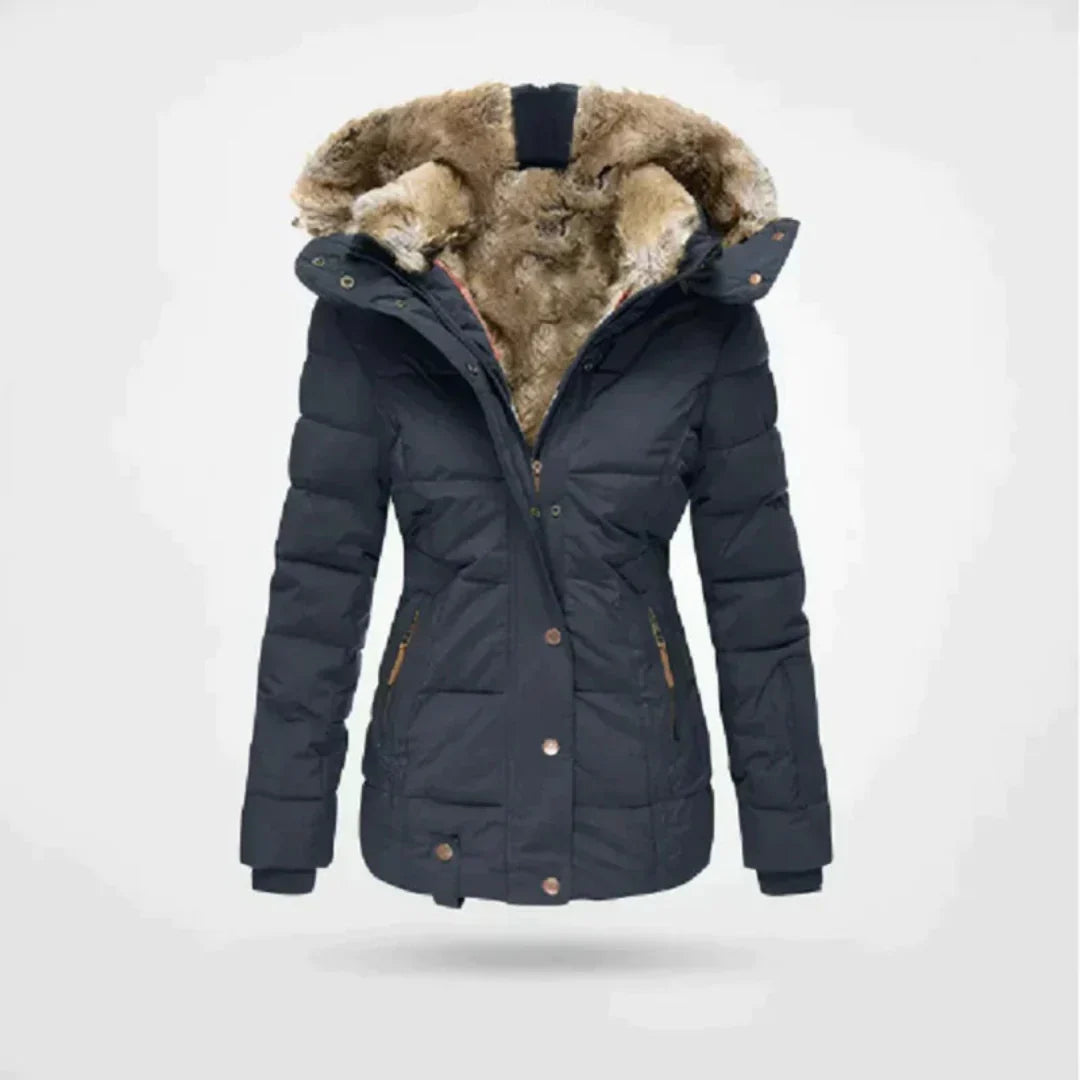 Drune | Winterjacke Kurz Gefüttert, Taillierte Passform