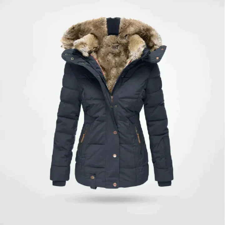 Drune | Winterjacke Kurz Gefüttert, Taillierte Passform