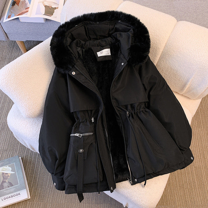 Drune | Winterjacke mit gefütterter Kapuze und Zugband, Warm