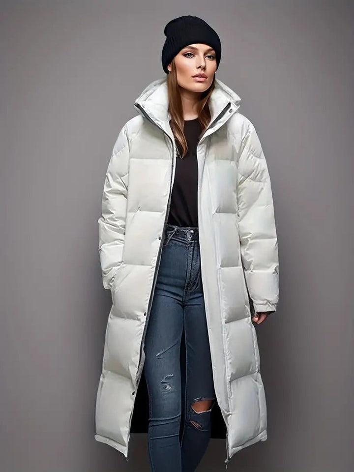 Drune | Winterjacke Mit Kapuze und Daunenfüllung, Lang