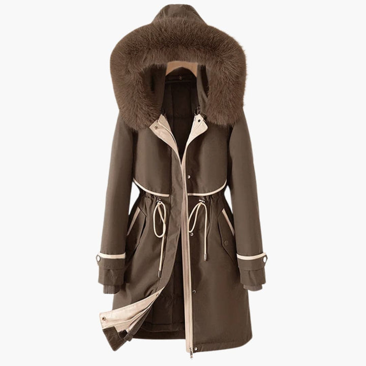 Drune | Damen-Winterparka mit Kapuze und verstellbarem Bund