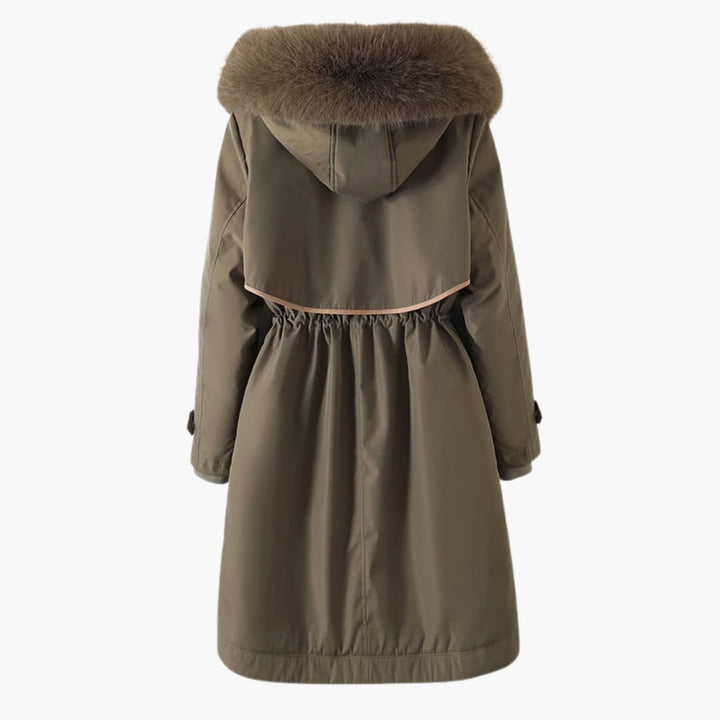 Drune | Damen-Winterparka mit Kapuze und verstellbarem Bund