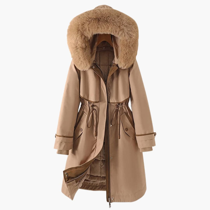 Drune | Damen-Winterparka mit Kapuze und verstellbarem Bund