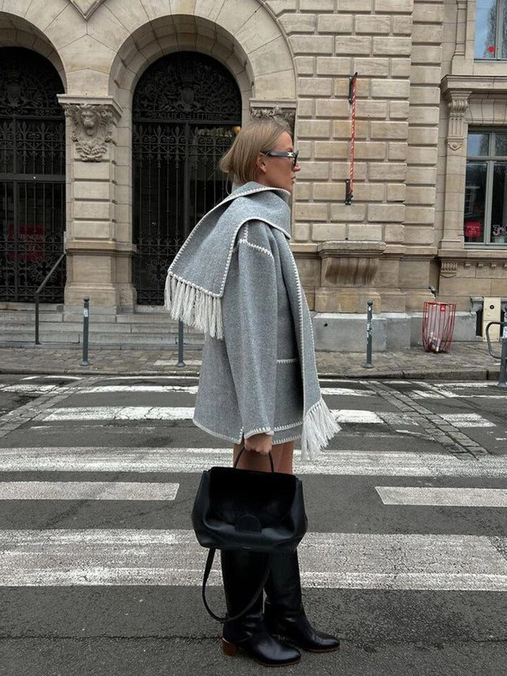 Drune | Luxe Jacke Mit Schal