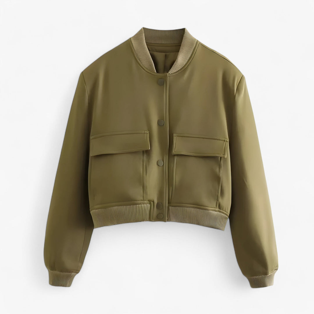 Drune | Damen Bomberjacke - Herbst/Winter Cropped