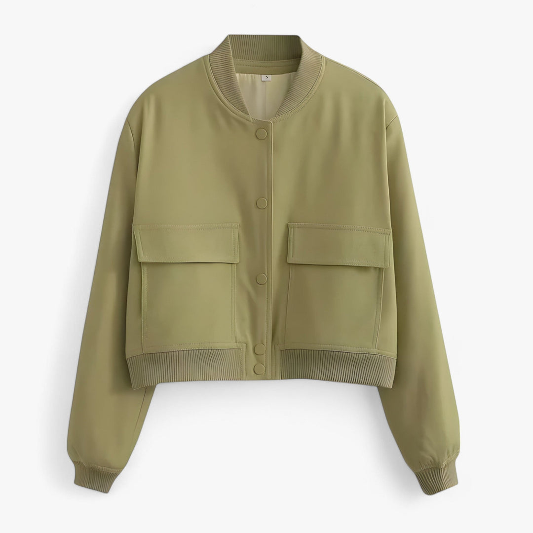 Drune | Damen Bomberjacke - Herbst/Winter Cropped