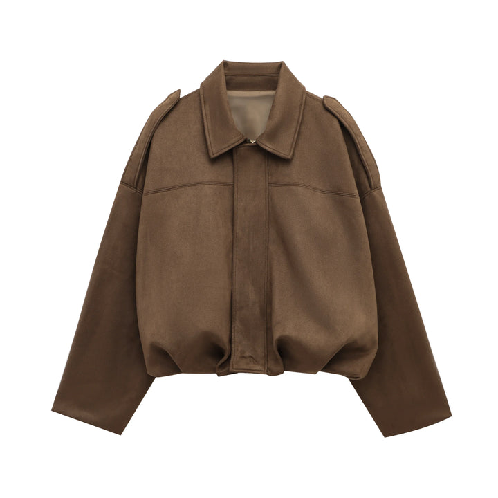 Drune | Damen Bomberjacke aus Wildleder