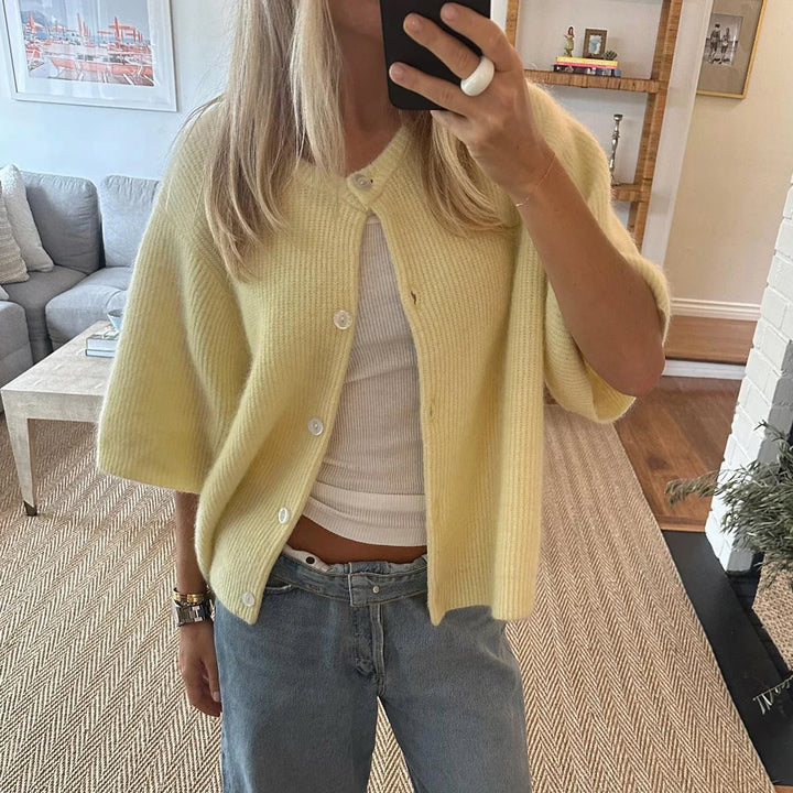 Drune | Damen Cardigan mit Knopfverschluss