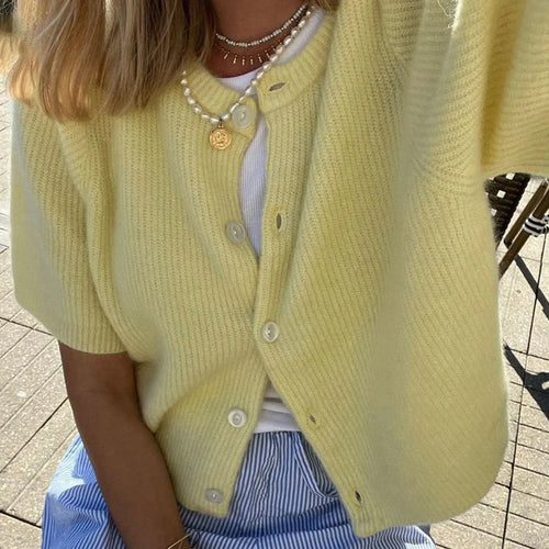Drune | Damen Cardigan mit Knopfverschluss