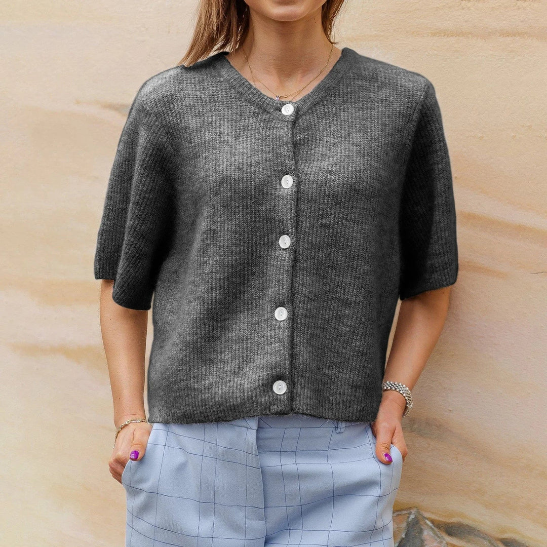 Drune | Damen Cardigan mit Knopfverschluss